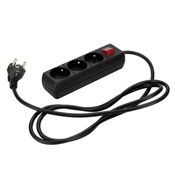 УДЛИНИТЕЛЬ ПИТАНИЯ С ВЫКЛЮЧАТЕЛЕМ 2М