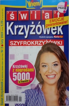 Krzyżówki Świat krzyżówek SZYFROKRZYŹÓWKI 2/2024