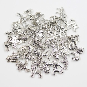 30 szt. Charms piwny pies byk wilk świnia kot owca