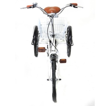 ВЕЛОСИПЕД ТРЕХКОЛЕСНЫЙ 20 ФУТОВ, 1-СКОРОСТНОЙ, БЕЛЫЙ С КОРЗИНОЙ