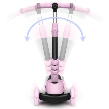 САМОКАТ ДЛЯ ДЕВОЧЕК И ДЕТЕЙ, БАЛАНС ТРЕХКОЛЕСНЫЙ 3в1, ДЛЯ ДЕТЕЙ 2, 3, 4 ЛЕТ