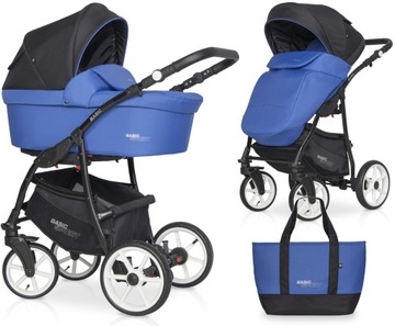 WÓZEK 2w1 GONDOLA SPACER Riko BASIC SPORT BLUE