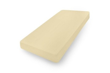 Prześcieradło Jersey z/g kremowe MATEX 160x200