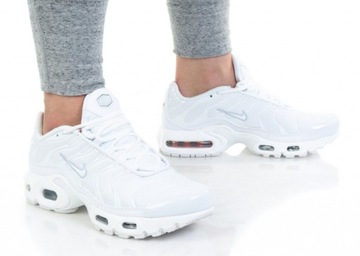 Buty Dziecięce Nike CW7044100 AIR MAX PLUS (GS) Białe 39