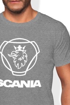 MĘSKI T-SHIRT KOSZULKA DLA KIEROWCY TIRA SCANIA L MĘSKA TSHIRT Z NADRUKIEM