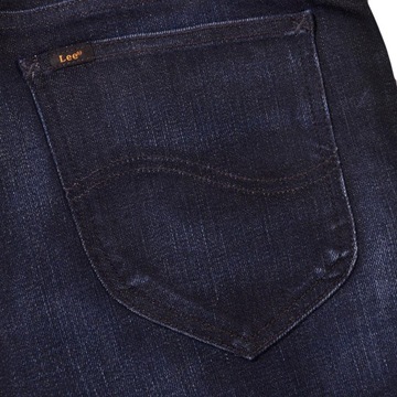 LEE spodnie SKINNY navy TAPERED jeans LUKE _ W34 L30
