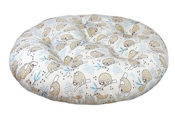 КРУГЛАЯ ПОДУШКА ДЛЯ ДЕТСКОГО САДА, ЯСЕЛЬСКОЙ, 53 СМ, УЗОРЫ