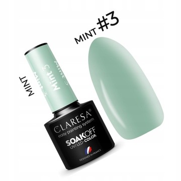 Claresa Lakier hybrydowy MINT 3 5g