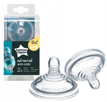 TOMMEE TIPPEE SMOCZEK ANTYKOLKOWY WIELOPRZEPŁYW x2