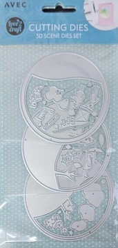 Wykrojnik zestaw szablon 3D CUTTING DIES