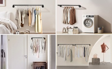 Промышленная вешалка для одежды в стиле лофт