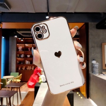 Etui Obudowa Do iPhone 11 Twarde Plecki Wzór Pokrowiec Case Serce