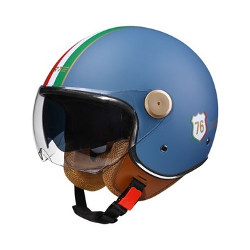 Новый открытый мотоциклетный шлем 3/4 Ретро мотоциклетный шлем, универсальный.