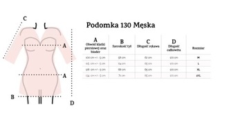 Szlafrok 130 Męski L (40) granatowy