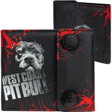 PIT BULL portfel ARAGON BLOOD DOG parciany black ARI