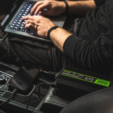 Преобразователь напряжения Inverter PRO от 12 В до 230 В, 1000 Вт/2000 Вт, чистая синусоида