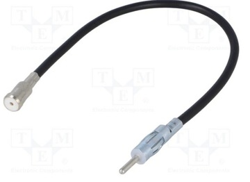 Adapter antenowy; DIN wtyk,ISO gniazdo; 0,15m
