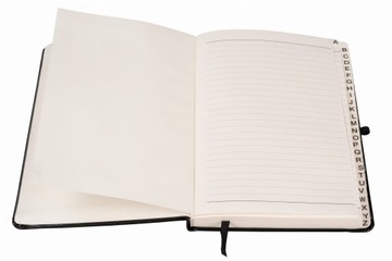 ФОРМАЛЬНЫЙ УКАЗАТЕЛЬ А6 С ЛАСТИКОМ 208 СТРАНИЦ 80г АНТРА ЧЕРНЫЙ