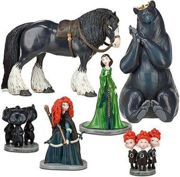 Merida Waleczna Figurki Disney store Angus Elinor