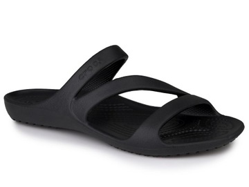 Klapki damskie, sportowe CROCS KADEE II SANDAL W BLACK NOIR 206756001