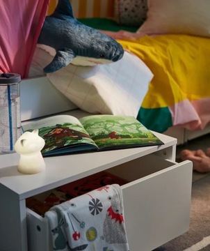 Контейнер СЛАКТ на колесах 62х62х35 см белый IKEA