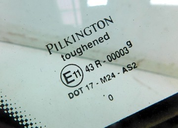 JAGUAR S-TYPE 3.0 03R SKLO (OKNO) KAROSERIE PRAVÝ ZADNÍ