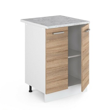 DOLNA SZAFKA KUCHENNA Z BLATEM 60CM, SONOMA, VICCO