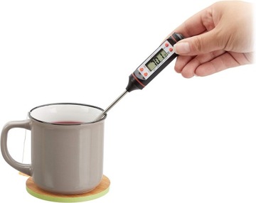 ЦИФРОВОЙ КУХОННЫЙ ТЕРМОМЕТР С ЭЛЕКТРИЧЕСКИМ ЗОНДОМ ДЛЯ ГРИЛЯ ВИНО МЯСО ВОДА