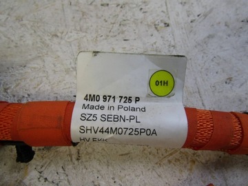 Audi Q7 II lift kabel zasilający kompresora klimatyzacji 4M0971725P