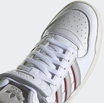 Buty sportowe adidas Forum Mid r.40 Wysokie Skórzane Białe Sneakersy