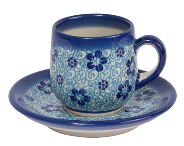 CERAMICZNA FILIŻANKA ESPRESSO CERAMIKA STYL BOLESŁAWIEC
