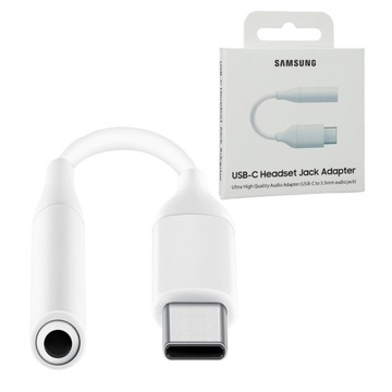 Adapter / przejściówka Samsung USB-C - mini jack 3,5 kabel do słuchawek