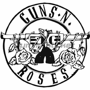 25cm14Guns N Roses Фирменный значок автомобиля мотоцикла багажник ноутбука гитара d