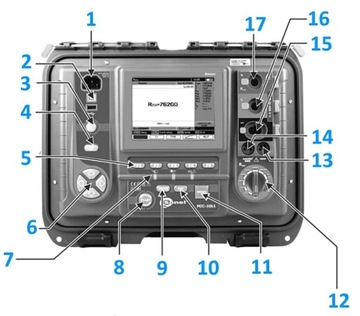Набор аксессуаров для измерителя сопротивления изоляции SONEL MIC-5050, кейс