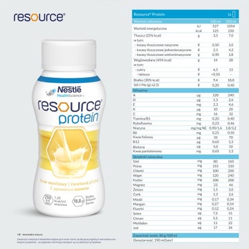Напиток Nestle Resource PROTEIN ванильный 8x 200 мл
