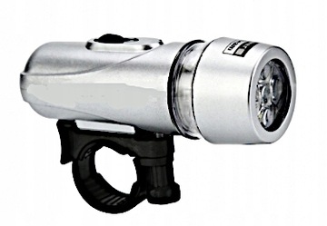 ВЕЛОСИПЕДНАЯ ФОНАРЬ 5 СВЕТОДИОДОВ ПЕРЕДНЯЯ