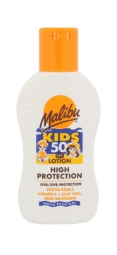 Malibu Kids Лосьйон SPF50 100 мл Крем Бальзам Захисний Для Засмаги Для Дітей