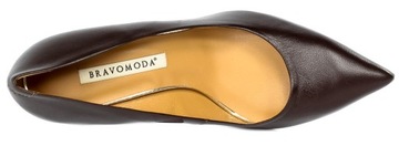 Czółenka Bravo Moda 0155 Brown Skóra