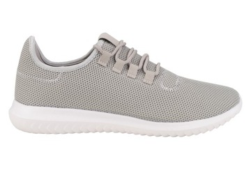 Buty Letnie Sportowe BARDZO LEKKIE Męskie Jasno Szare Siatka Rozmiar 44