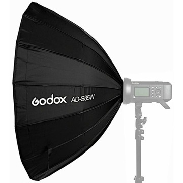 Софтбокс Godox AD-S85W 85см белый параболический