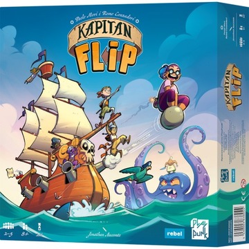 PIRACKA GRA KAPITAN FLIP 8+ (planszowa)