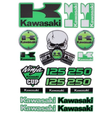 NAKLEJKI NA MOTOR MOTOCYKL ROWER KAWASAKI NINJA
