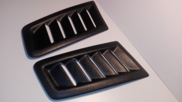 FOCUS RS, ВОЗДУХОЗАБОРНИКИ КАПОТА, МАТОВЫЙ ЧЕРНЫЙ