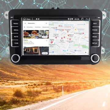 НАВИГАЦИЯ 2DIN РАДИО 7 VW PASSAT GOLF LEON ANDROID