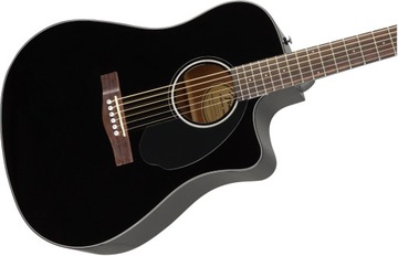 Электроакустическая гитара Fender CD-60SCE WN BK