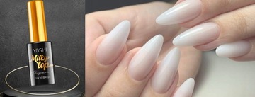 Yoshi Top Hybrydowy Mleczny Do Paznokci Milky Hybrid UV LED10ml