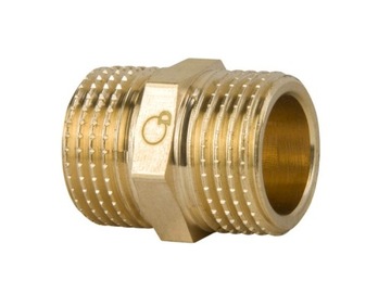 ЛАТУННЫЙ СОЕДИНИТЕЛЬ ОДНОПОДХОДНЫЙ ЛАТУННЫЙ СОЕДИНИТЕЛЬ 1 ДЮЙМ, DN25, ЖИДКИЙ