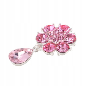 10шт броши в виде короны со стразами и шестью лепестками