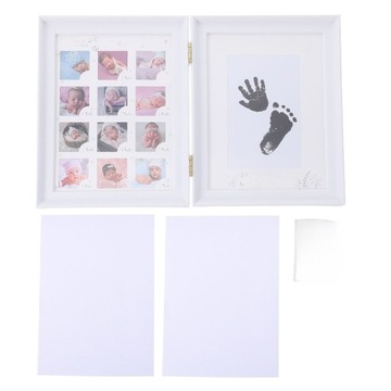 BABY FRAME ATRAMENT PODKŁADKA ZESTAW ZDJĘĆ STOLIK NA BIURKO