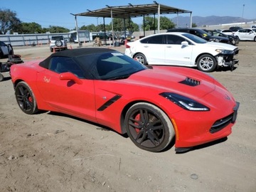 Chevrolet Corvette C7 2018 Chevrolet Corvette 2018, 6.2L, STINGRAY Z51 3LT, od ubezpieczalni, zdjęcie 2